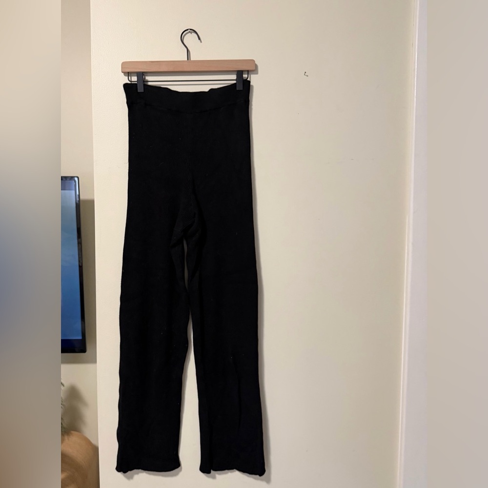 Abercrombie & Fitch Black Knit Pants